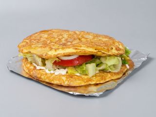 Tortilla De Patata Con Vegetal (Porción)