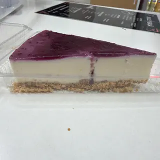 Tarta de queso de arándanos