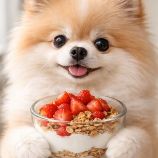 Bowl de granola y fresas