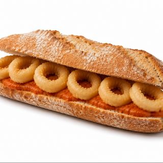 Bokabocata de Calamares con salsa brava