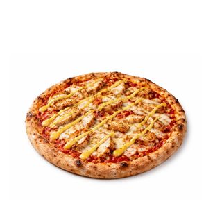 Pizza Pollo asado y mostaza miel