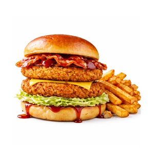 Bokaburger Empanado Caramelizado + Patatas