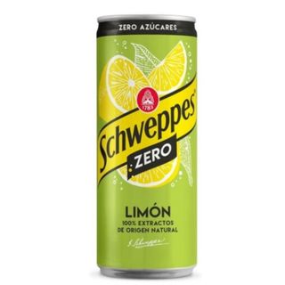 Schweppes limón lata 330 cl