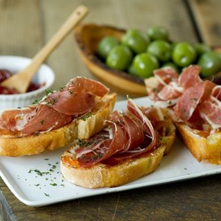 Bruschetta Jamon Serrano 2pz
