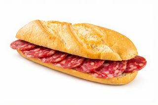 Bocadillo de salchichón ibérico