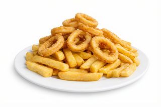 Ración de calamares rebozados