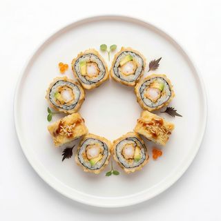 Tempura Roll Uramaki (8 Pzs.)
