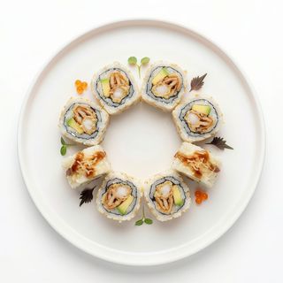 Soft Shell Crab Roll Uramaki (8 Pzs.)