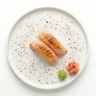 Salmon Flambé Nigiri (2 Pzs.)