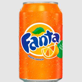 Fanta naranja lata