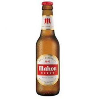 Cerveza Mahou 5 estrellas 25cl cristal