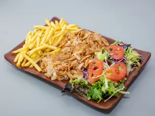 Plato Kebab Con Patatas