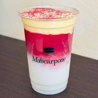 Pink Mascarpone Latte