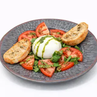 Ensalada Burrata e Pesto