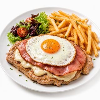 Chivito al plato de cerdo