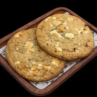 Cookie chocolate blanco y frambuesa