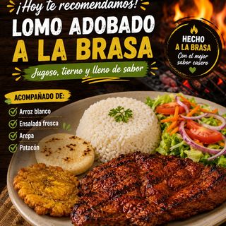 Lomo de cerdo al grill