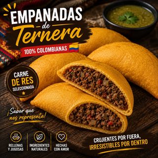 Empanada colombiana de ternera