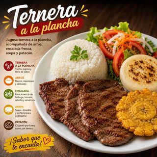 Ternera a la plancha