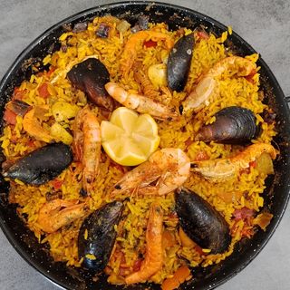 Paella de mariscos