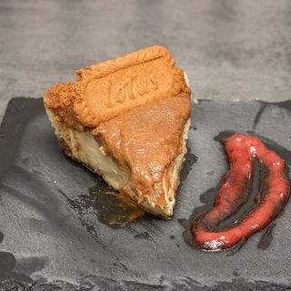 Tarta de queso de lotus
