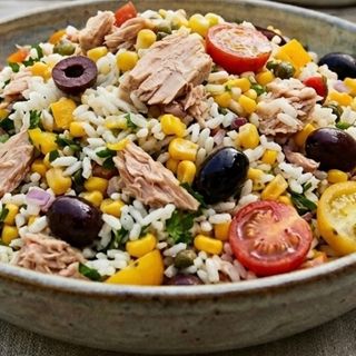 Ensalada de arroz (pollo)