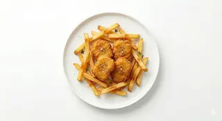 Chicken Nuggets (4 Uds.) & Chips