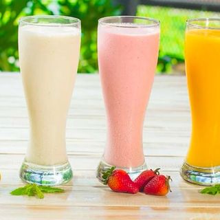 Batido De Mango en leche