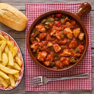 Magra con tomate