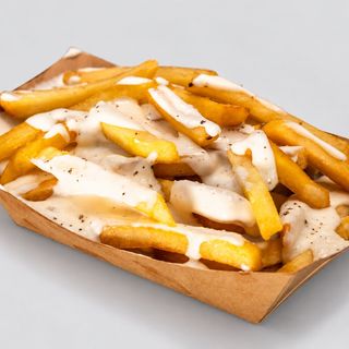 Papas Fritas Y Queso