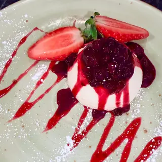 Home made panna cotta