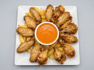 TAPA DE Alitas de Pollo con Salsa BBQ