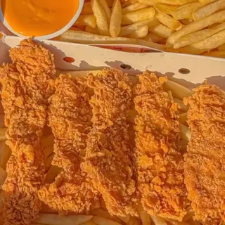 Tiras de pollo 15 piezas