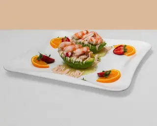 Aguacate Con Gambas