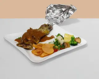 Paletilla De Cordero Asada
