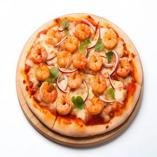 Pizza De Gambas (Grande)