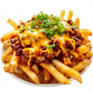 Patatas Con Queso Y Carne