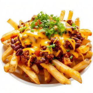 Patatas Con Queso Y Carne