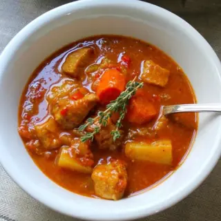 Curry Con Verduras Mixtas