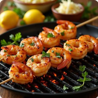 Gambas a la Parrilla
