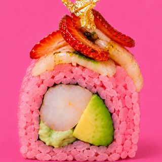 Strawberry Matcha Roll