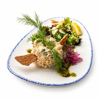 Tostada Skagen