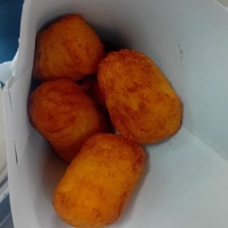 Croquetas de gambas al pil pil