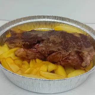 Entrecotte con patatas