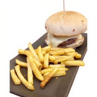 Burguer Gilda Suiza + Patatas