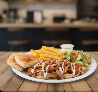 Plato Combinado De Kebab
