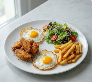 Plato Combinado De Alitas De Pollo (6 Uds.)