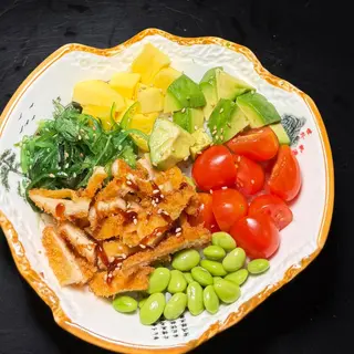Poke pechuga de pollo