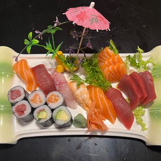 Sushi,maki,sashimi variado 18u
