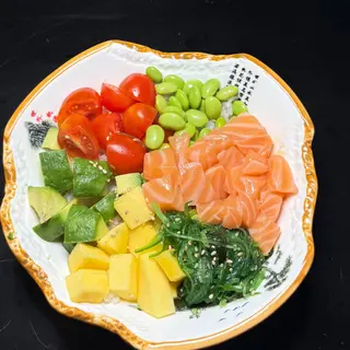 Poke salmón